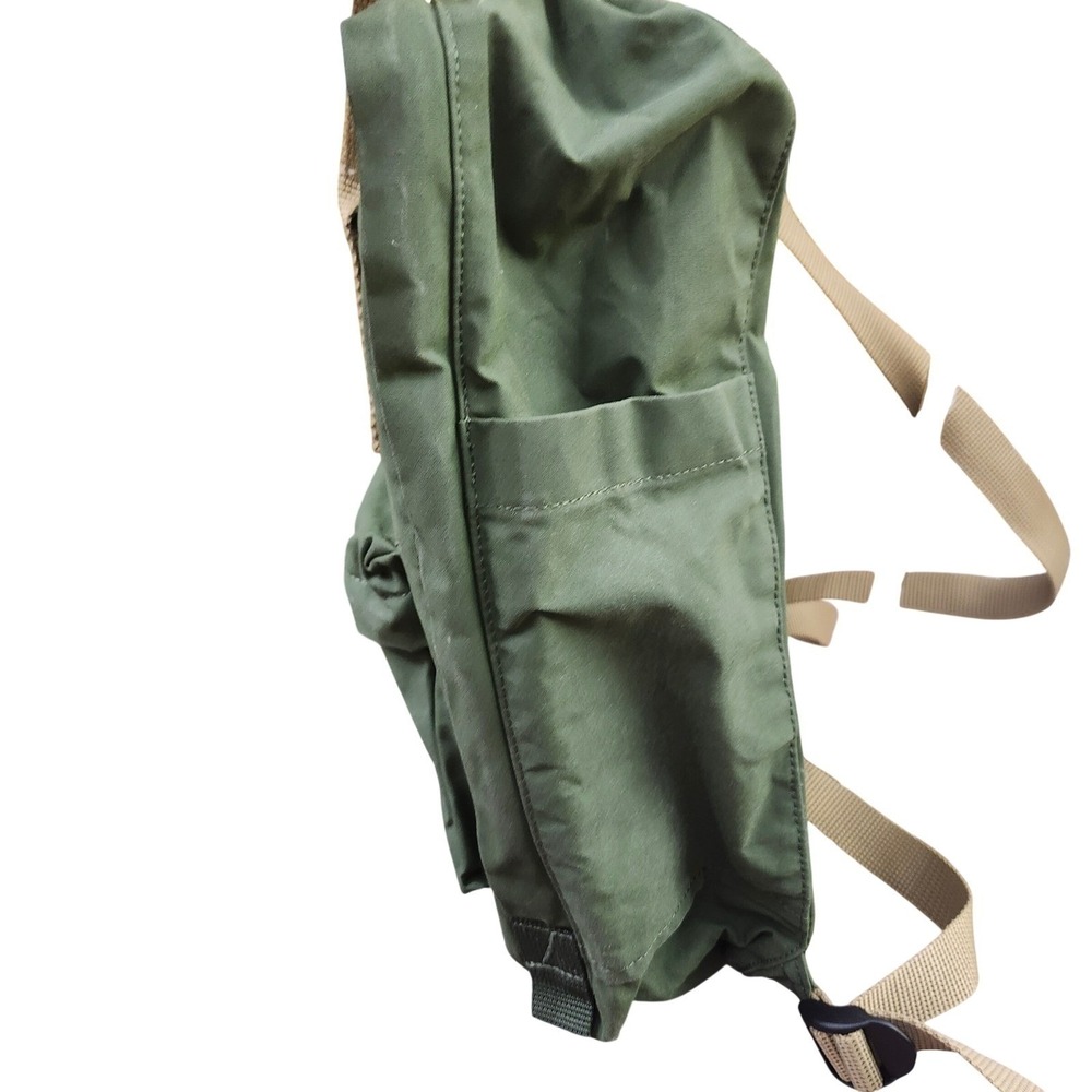 Fjallraven Kanken Classic Backpack Forest Green Tan 23510 Everyday School Bag - Picture 5 of 11